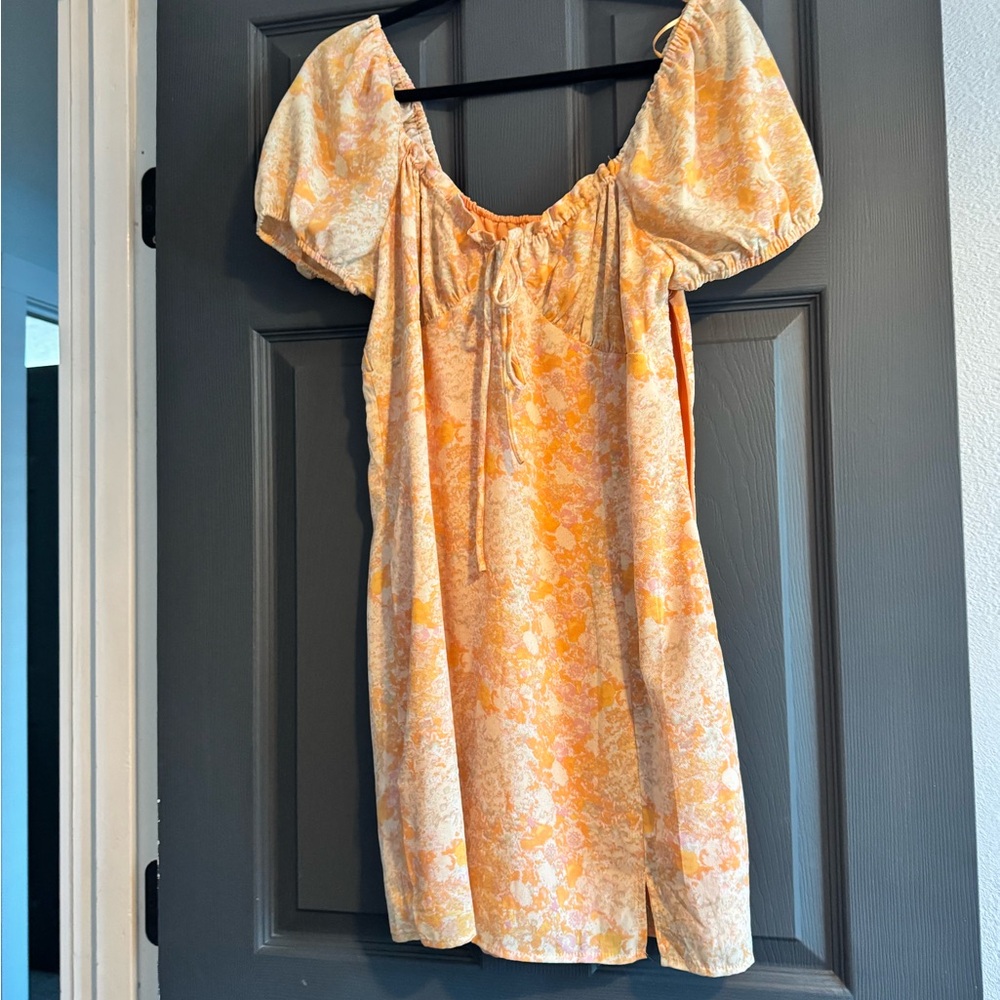 BP Orange Floral Dress